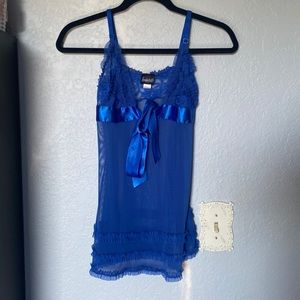 Fredrick of Hollywood black mesh babydoll